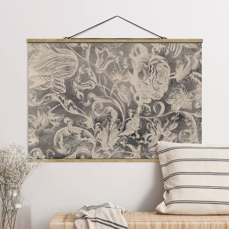 

Imagen de tela - Aged Floral I - Apaisado 2:3 Dimensión LxA: 66.5cm x 100cm