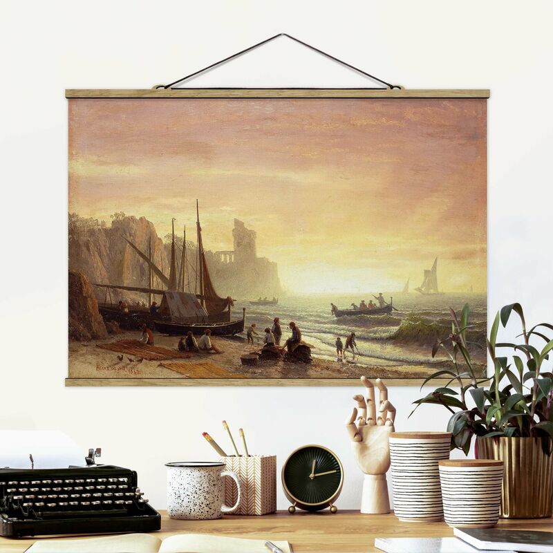 

Imagen de tela - Albert Bierstadt - Fishing Fleet - Apaisado 2:3 Dimensión LxA: 23.5cm x 35cm
