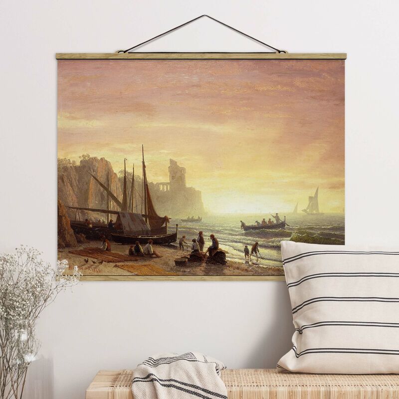 

Imagen de tela - Albert Bierstadt - Fishing Fleet - Apaisado 3:4 Dimensión LxA: 75cm x 100cm