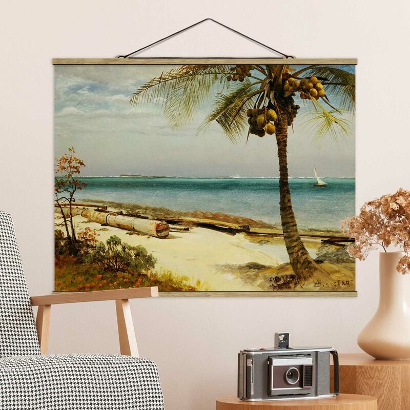 

Imagen de tela - Albert Bierstadt - Coast In The Tropics - Apaisado 3:4 Dimensión LxA: 75cm x 100cm