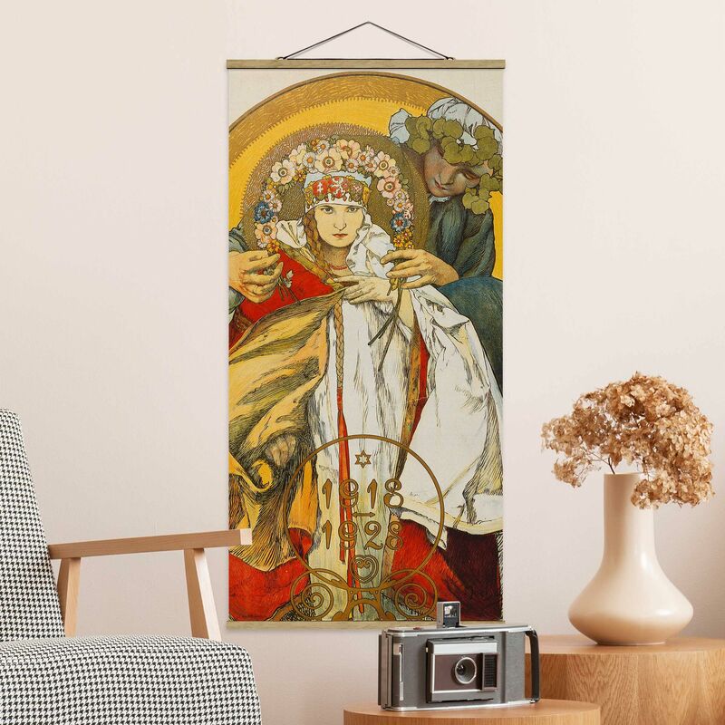 

Imagen de tela - Alfons Mucha - Poster Czechoslovak Republic - Alto 2:1 Dimensión LxA: 100cm x 50cm