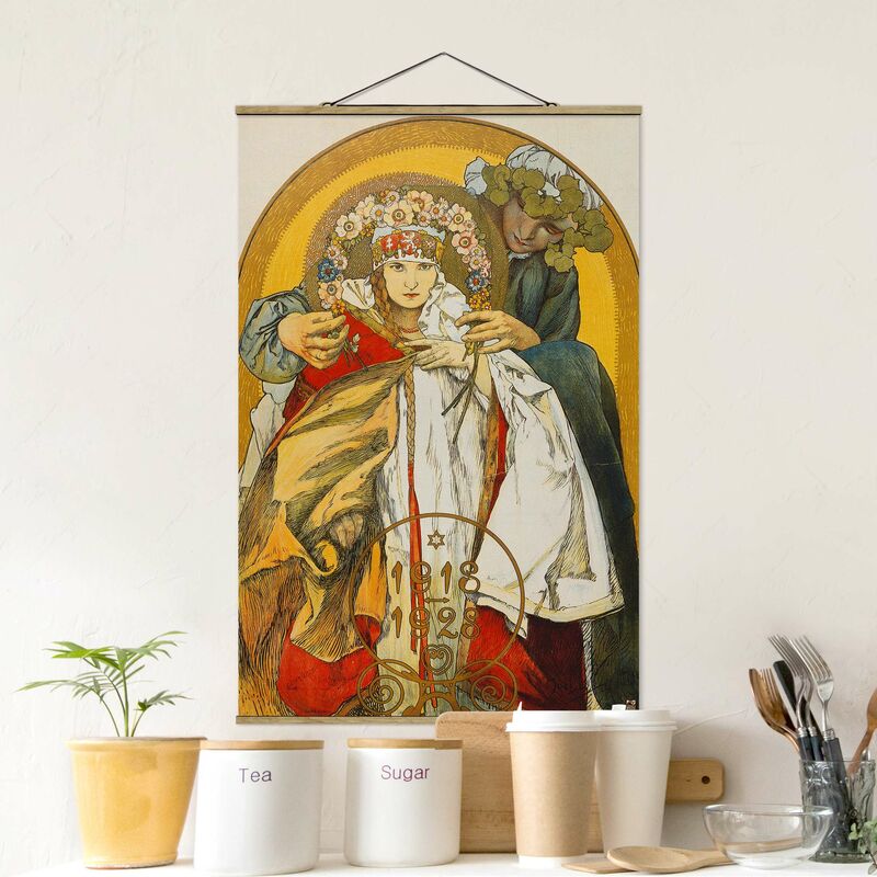 

Imagen de tela - Alfons Mucha - Poster Czechoslovak Republic - Alto 3:2 Dimensión LxA: 120cm x 80cm