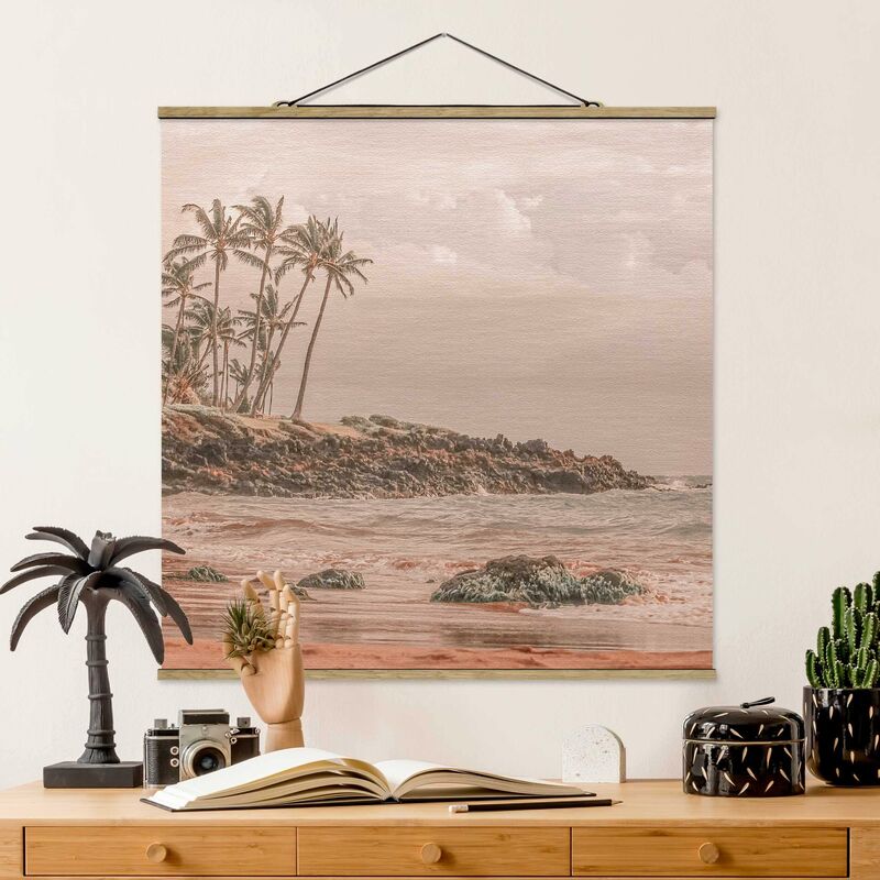 

Imagen de tela - Aloha Hawaii Beach - Cuadrado 1:1 Dimensión LxA: 50cm x 50cm