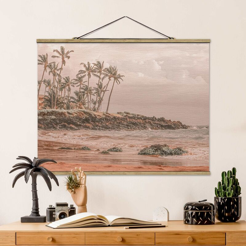 

Imagen de tela - Aloha Hawaii Beach - Apaisado 3:4 Dimensión LxA: 60cm x 80cm