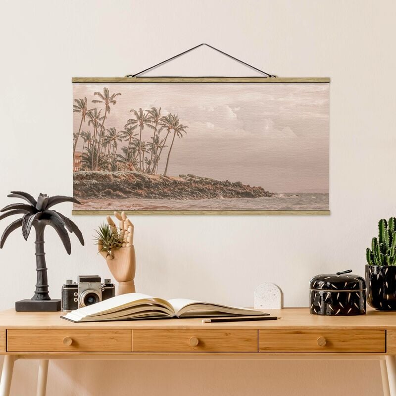 

Imagen de tela - Aloha Hawaii Beach - Apaisado 1:2 Dimensión LxA: 25cm x 50cm