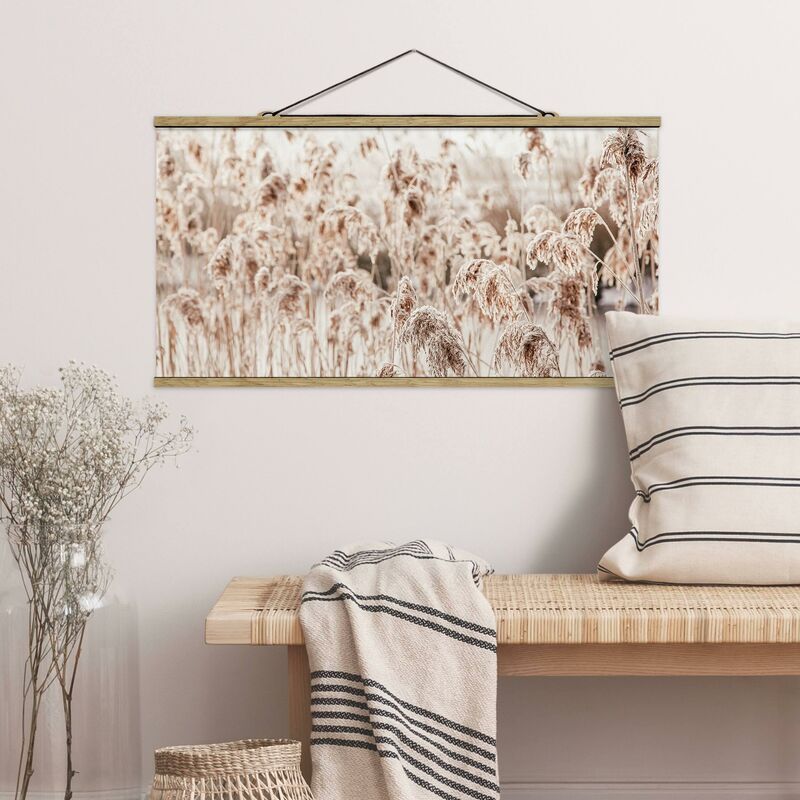 

Imagen de tela - An Ocean Of Sunlit Reed - Apaisado 1:2 Dimensión LxA: 40cm x 80cm