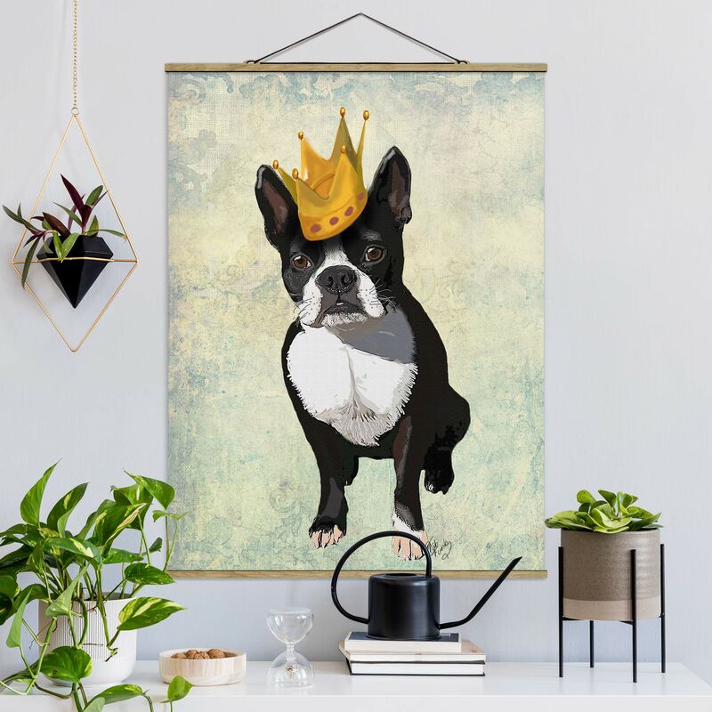

Imagen de tela - Animal Portrait - Terrier King - Alto 4:3 Dimensión LxA: 66.4cm x 50cm