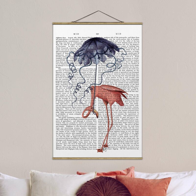 

Imagen de tela - Animal Reading - Flamingo With Umbrella - Alto 3:2 Dimensión LxA: 75cm x 50cm