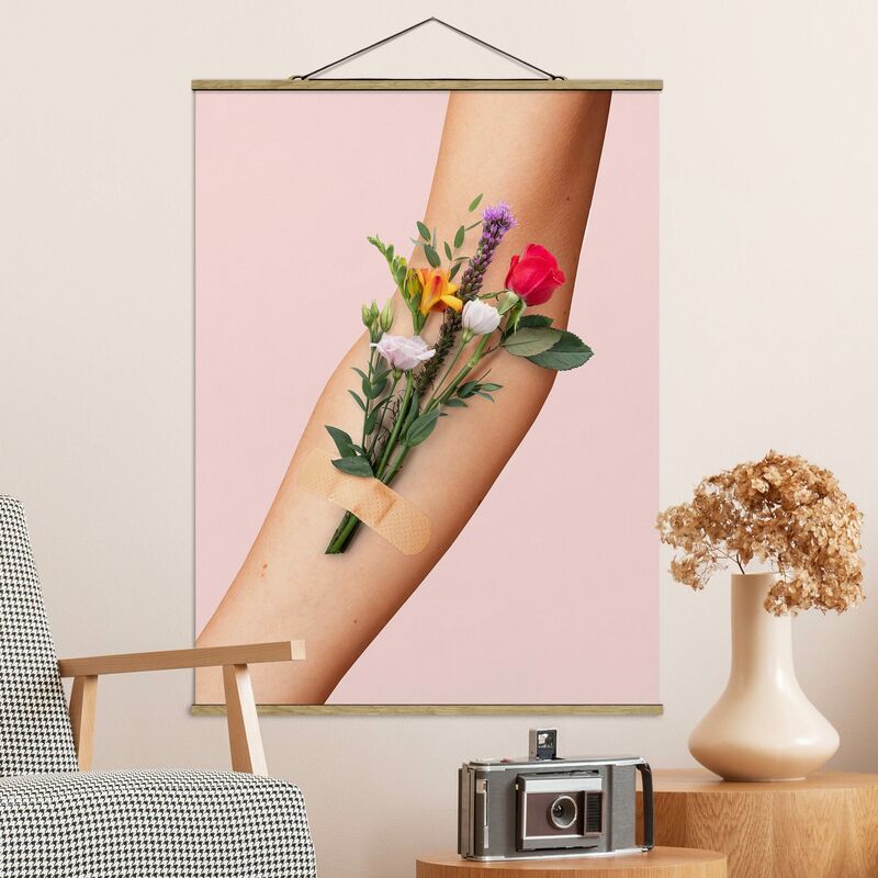 

Imagen de tela - Arm With Flowers - Alto 4:3 Dimensión LxA: 66.4cm x 50cm