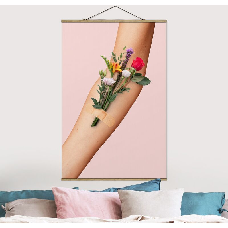 

Imagen de tela - Arm With Flowers - Alto 3:2 Dimensión LxA: 120cm x 80cm