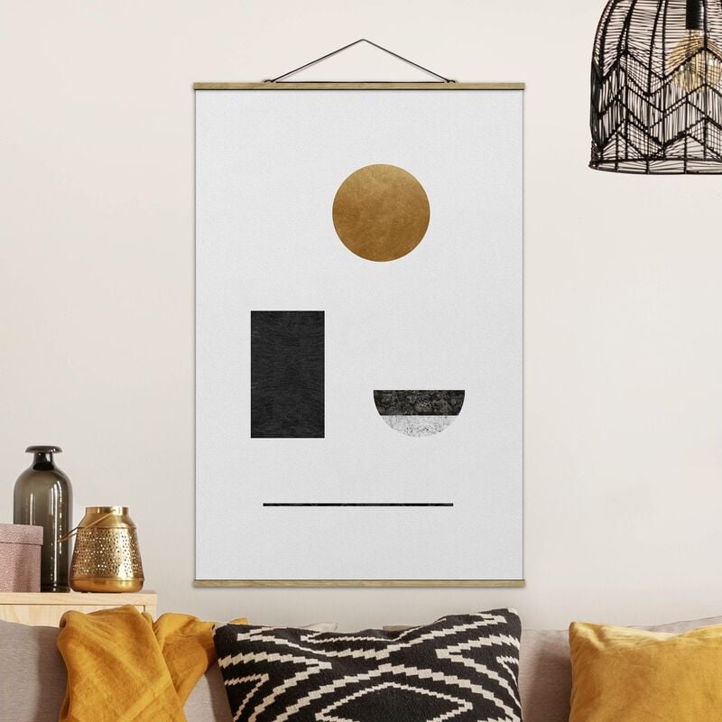 

Imagen de tela - Arerial Geometry With Golden Circle - Alto 3:2 Dimensión LxA: 75cm x 50cm