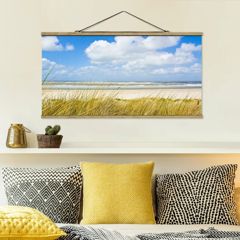 

Imagen de tela - At The North Sea Coast - Apaisado 1:2 Dimensión LxA: 50cm x 100cm