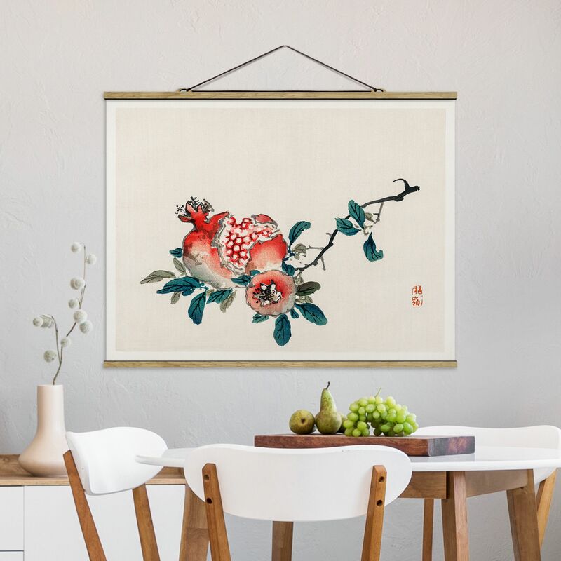 

Imagen de tela - Asian Vintage Drawing Pomegranate - Apaisado 3:4 Dimensión LxA: 75cm x 100cm