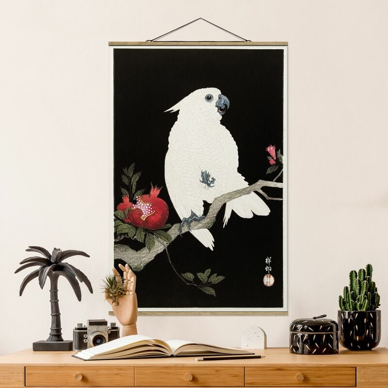 

Bilderwelten - Imagen de tela - Asian Vintage Illustration White Cockatoo - Alto 3:2 Dimensión LxA: 52.5cm x 35cm