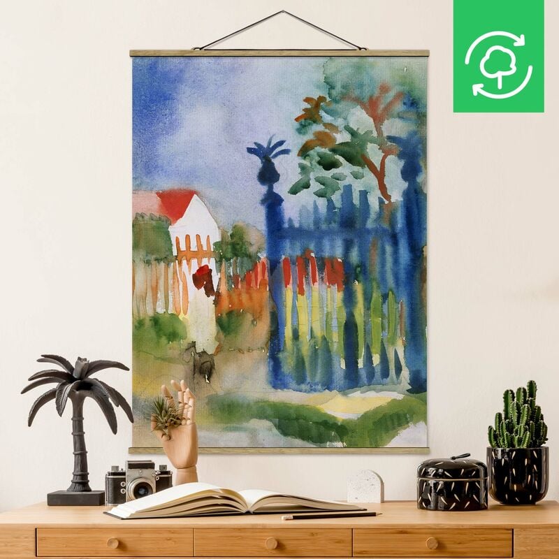 

Imagen de tela - August Macke - Garden Gate - Alto 4:3 Dimensión LxA: 66.4cm x 50cm