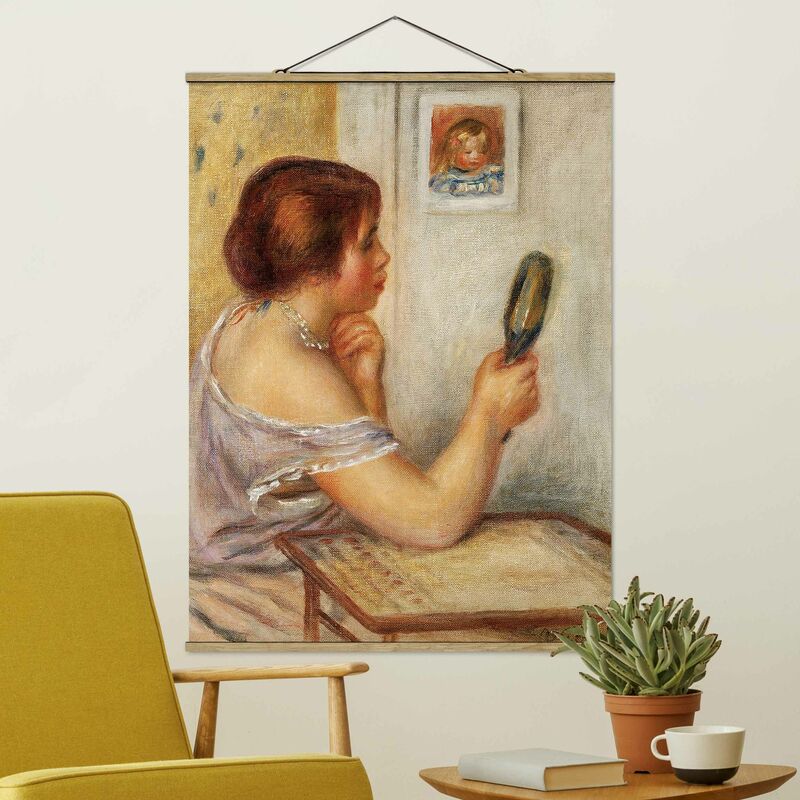 

Imagen de tela - Auguste Renoir - Gabrielle With Mirror - Alto 4:3 Dimensión LxA: 133.5cm x 100cm