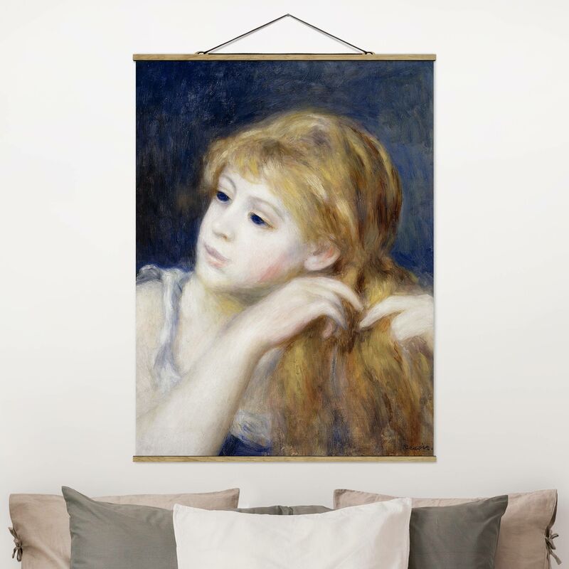 

Imagen de tela - Auguste Renoir - Head Of A Girl - Alto 4:3 Dimensión LxA: 46.5cm x 35cm