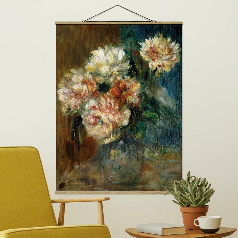 

Imagen de tela - Auguste Renoir - Vase Peonies - Alto 4:3 Dimensión LxA: 46.5cm x 35cm