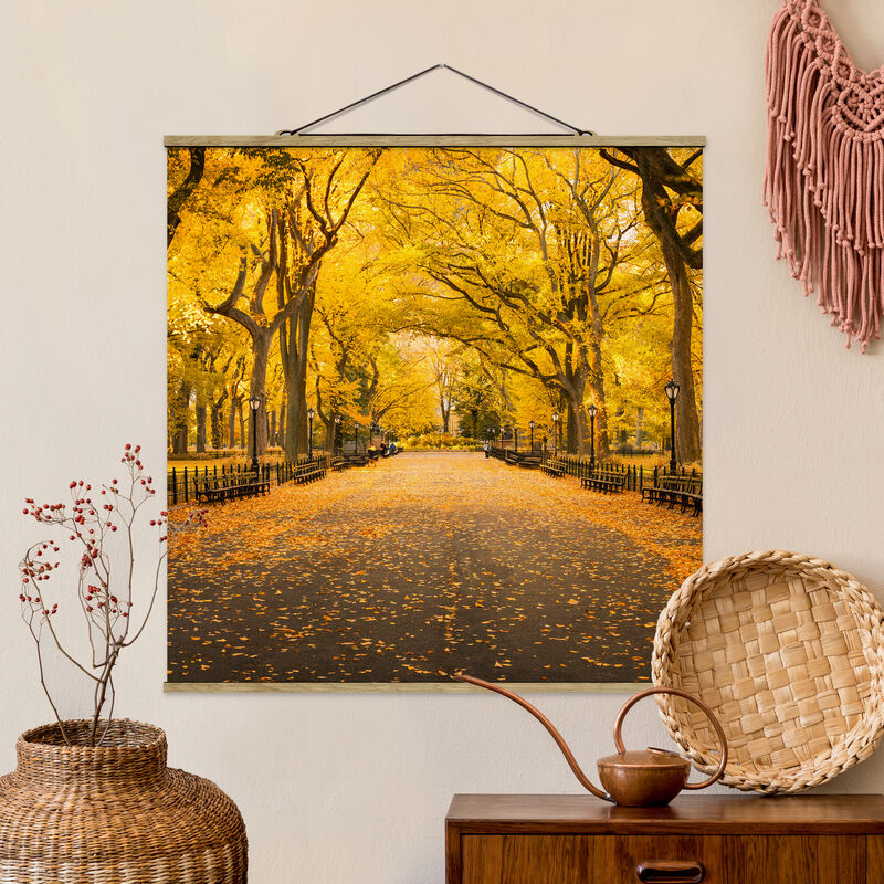 

Imagen de tela - Autumn In Central Park - Cuadrado 1:1 Dimensión LxA: 35cm x 35cm