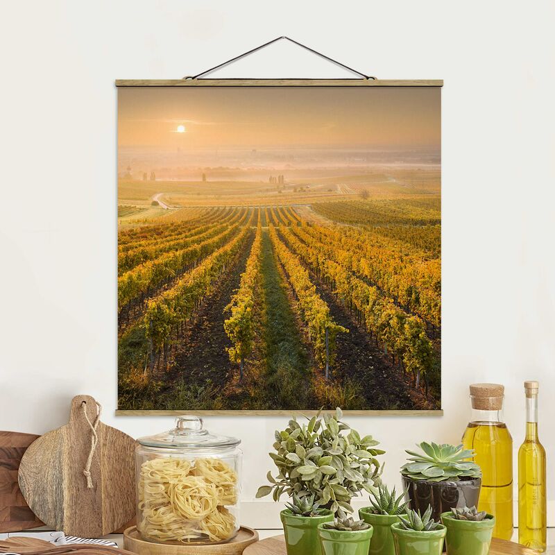 

Imagen de tela - Autumnal Vineyards Near Vienna - Cuadrado 1:1 Dimensión LxA: 100cm x 100cm