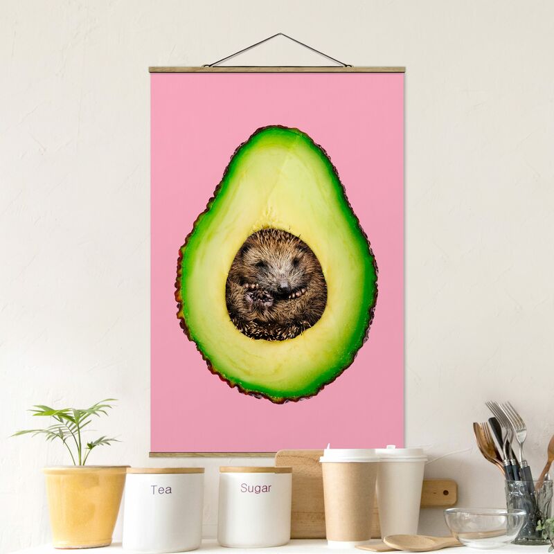 

Imagen de tela - Avocado With Hedgehog - Alto 3:2 Dimensión LxA: 120cm x 80cm