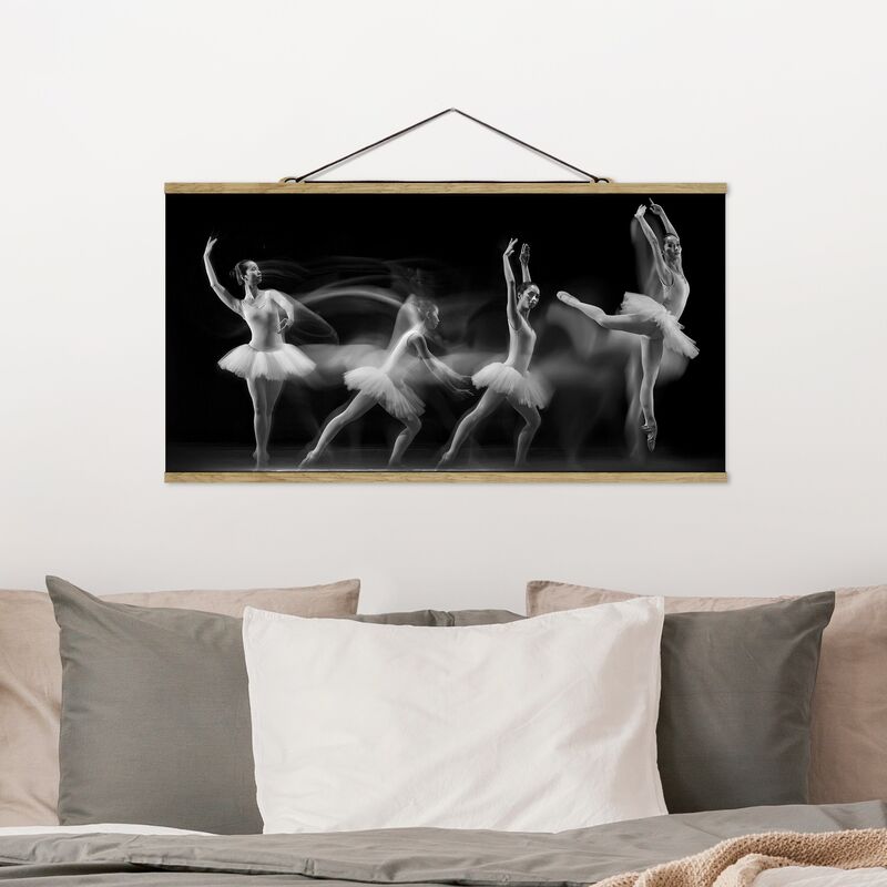 

Imagen de tela - Balerina Art Wave - Apaisado 1:2 Dimensión LxA: 50cm x 100cm