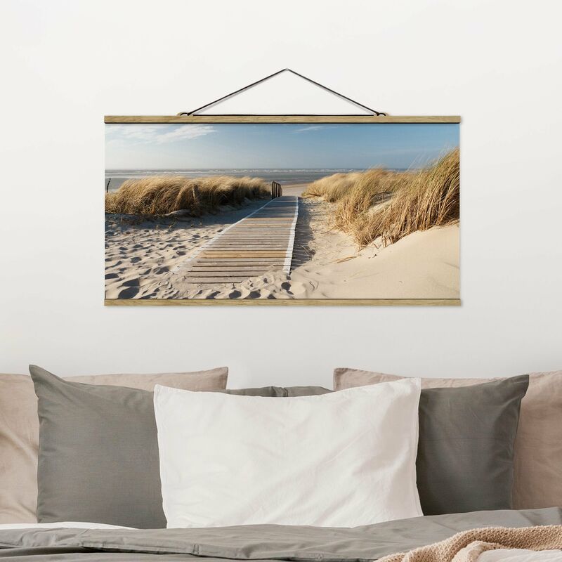 

Imagen de tela - Baltic Sea Beach - Apaisado 1:2 Dimensión LxA: 40cm x 80cm