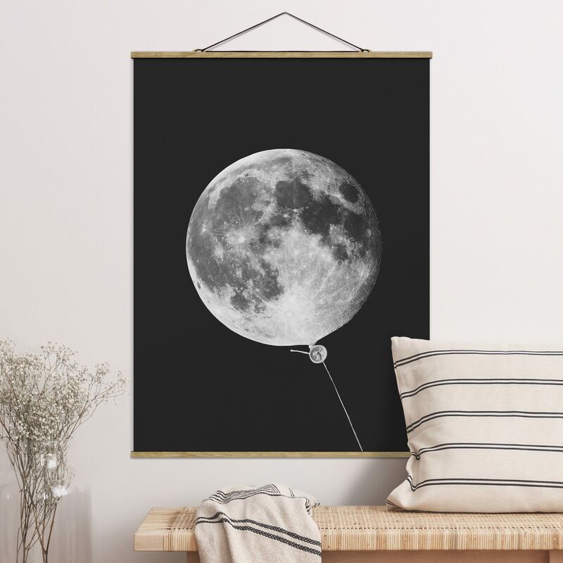 

Imagen de tela - Balloon With Moon - Alto 4:3 Dimensión LxA: 46.5cm x 35cm