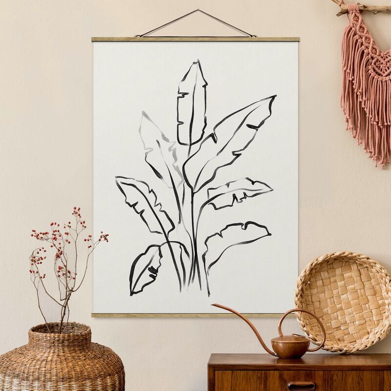 

Imagen de tela - Banana Leaves Drawing - Alto 4:3 Dimensión LxA: 106.5cm x 80cm