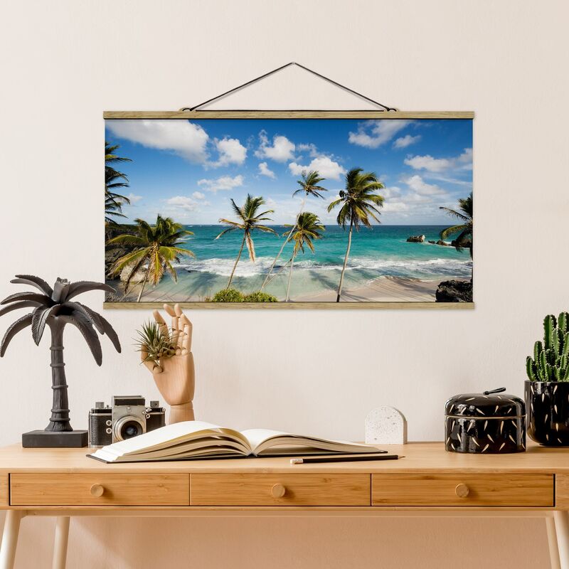 

Imagen de tela - Beach Of Barbados - Apaisado 1:2 Dimensión LxA: 40cm x 80cm