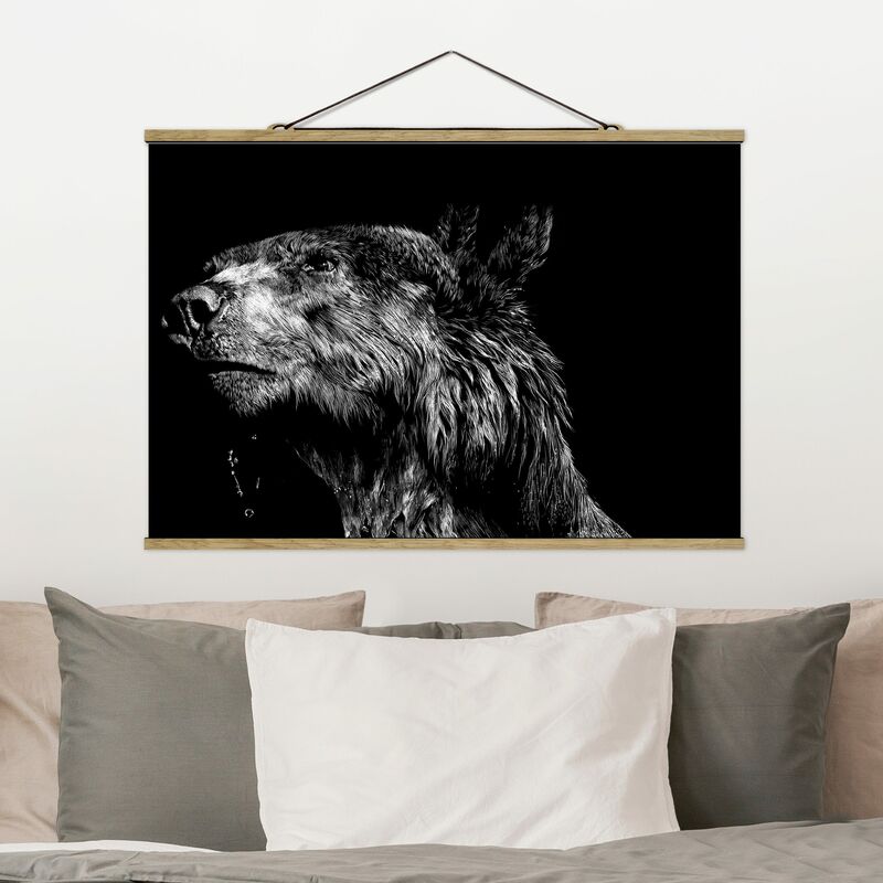 

Imagen de tela - Bear In The Dark - Apaisado 2:3 Dimensión LxA: 66.5cm x 100cm