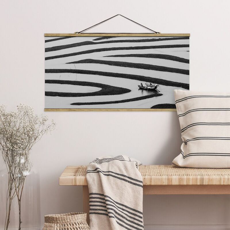 

Imagen de tela - Beauty Of Simple Life - Apaisado 1:2 Dimensión LxA: 50cm x 100cm