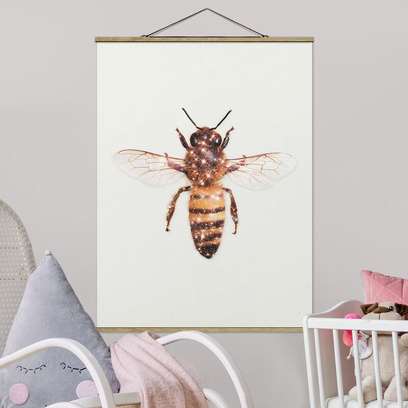 

Imagen de tela - Bee With Glitter - Alto 4:3 Dimensión LxA: 106.5cm x 80cm