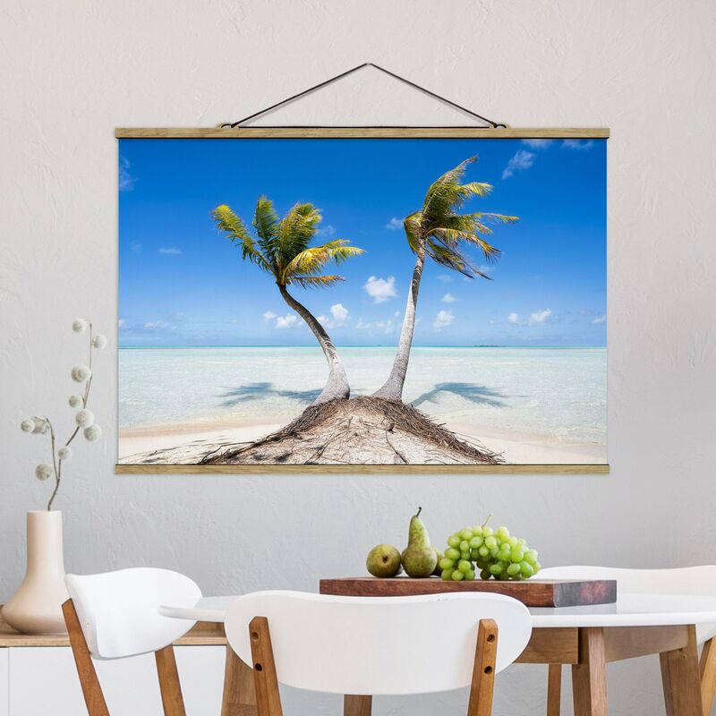 

Imagen de tela - Beneath Palm Trees - Apaisado 2:3 Dimensión LxA: 53.5cm x 80cm