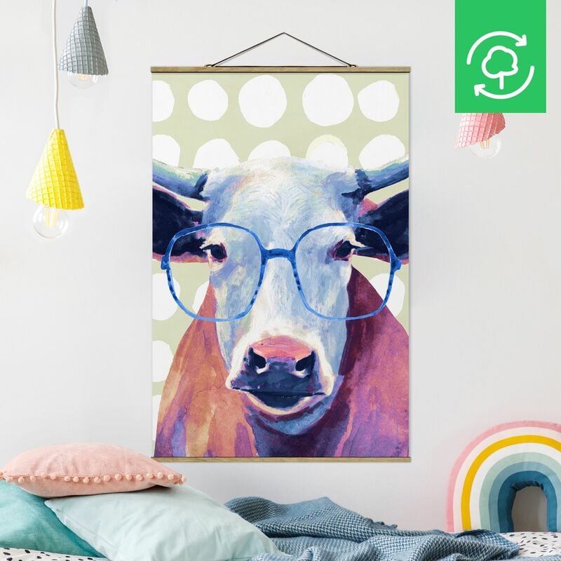 

Imagen de tela - Bespectacled Animals - Cow - Alto 3:2 Dimensión LxA: 52.5cm x 35cm