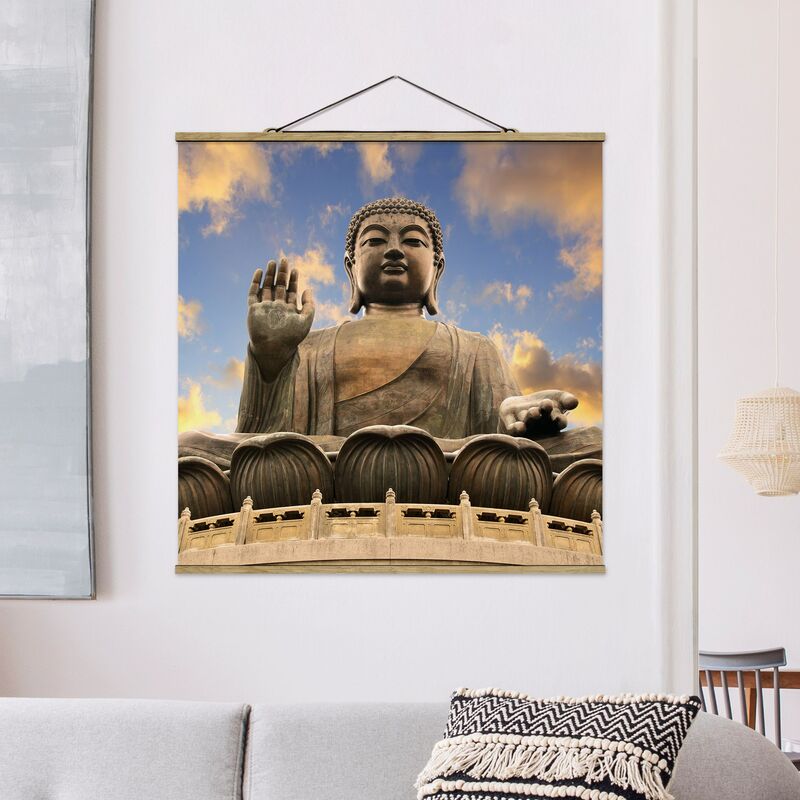 

Imagen de tela - Big Buddha - Cuadrado 1:1 Dimensión LxA: 50cm x 50cm
