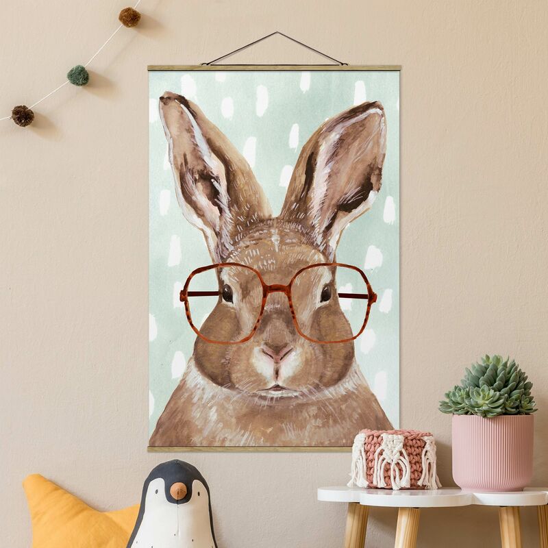 

Imagen de tela - Bespectacled Animals - Rabbit - Alto 3:2 Dimensión LxA: 52.5cm x 35cm