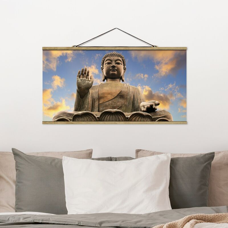 

Imagen de tela - Big Buddha - Apaisado 1:2 Dimensión LxA: 40cm x 80cm