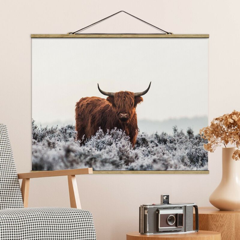 

Imagen de tela - Bison In The Highlands - Apaisado 3:4 Dimensión LxA: 75cm x 100cm