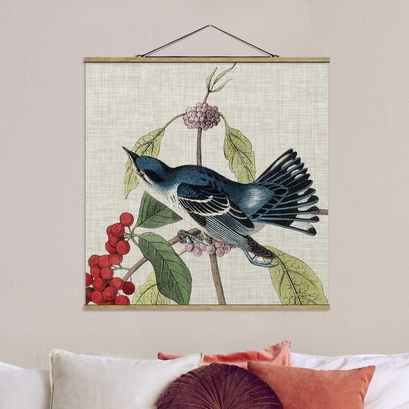 

Imagen de tela - Bird On Linen Rosa II - Cuadrado 1:1 Dimensión LxA: 35cm x 35cm