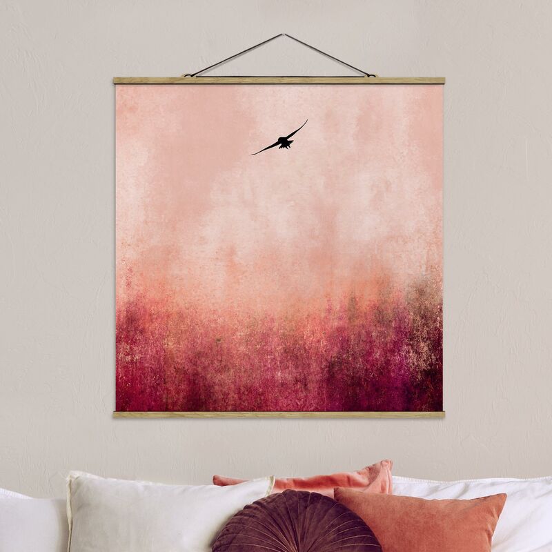 

Imagen de tela - Bird In Sunset - Cuadrado 1:1 Dimensión LxA: 35cm x 35cm