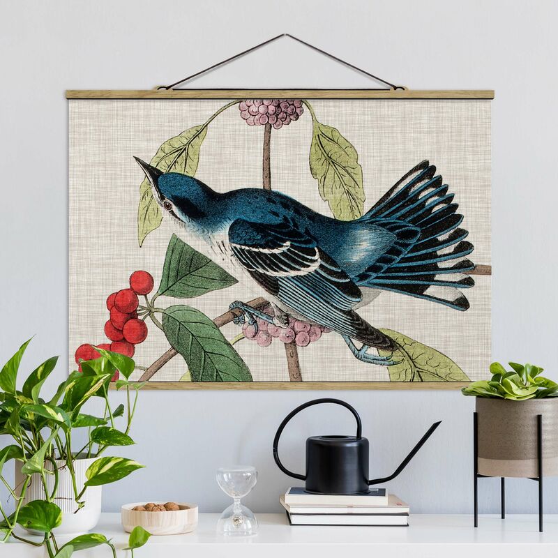 

Imagen de tela - Bird On Linen Rosa II - Apaisado 2:3 Dimensión LxA: 53.5cm x 80cm