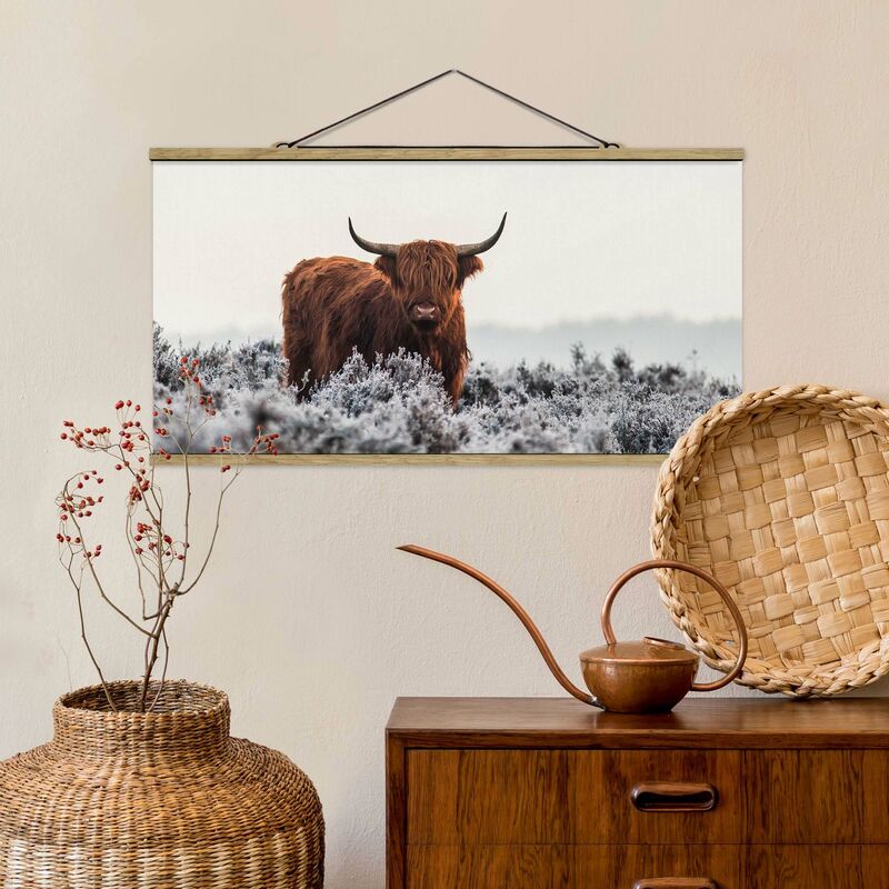 

Imagen de tela - Bison In The Highlands - Apaisado 1:2 Dimensión LxA: 25cm x 50cm