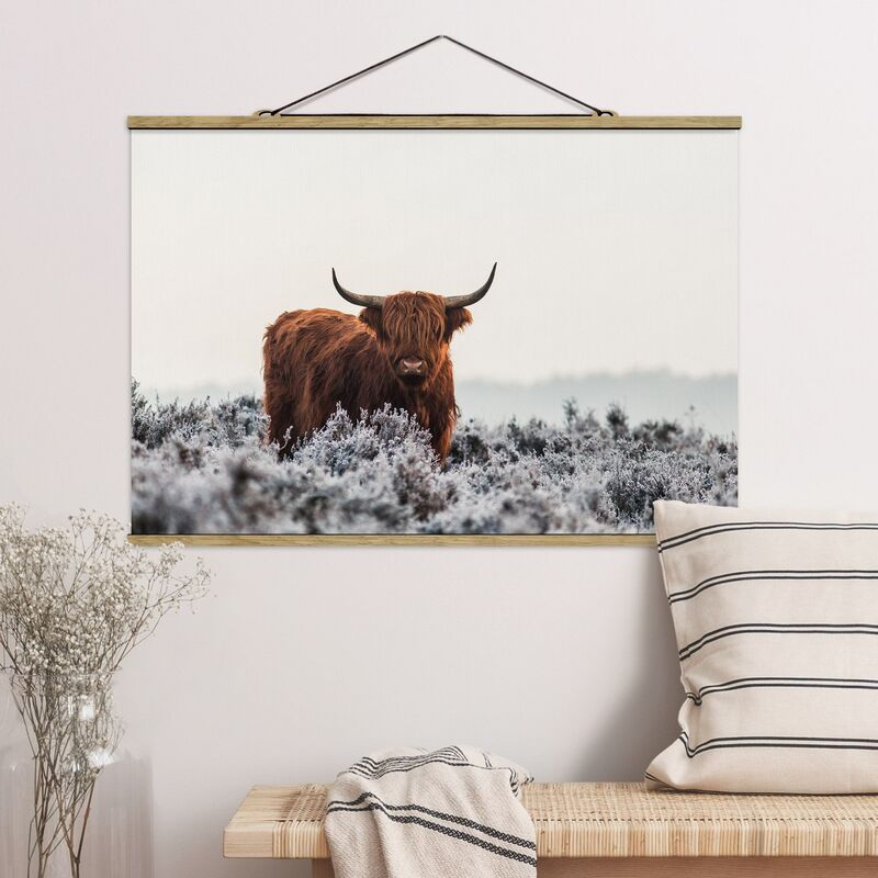 

Imagen de tela - Bison In The Highlands - Apaisado 2:3 Dimensión LxA: 23.5cm x 35cm