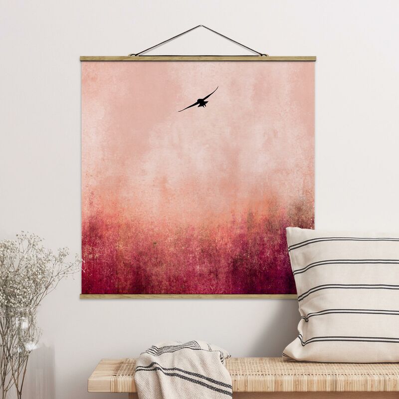 

Imagen de tela - Bird In Sunset - Cuadrado 1:1 Dimensión LxA: 35cm x 35cm