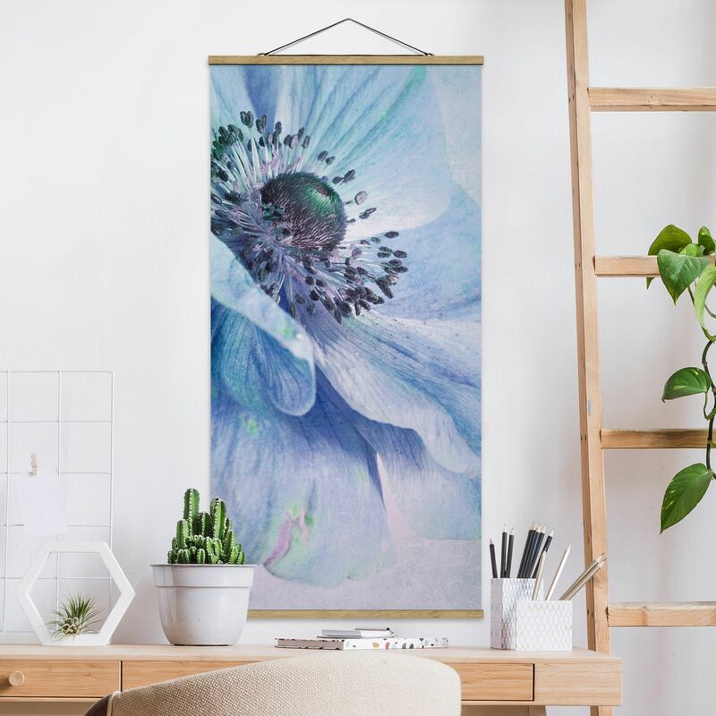 

Imagen de tela - Blossom In Turquoise - Alto 2:1 Dimensión LxA: 70cm x 35cm