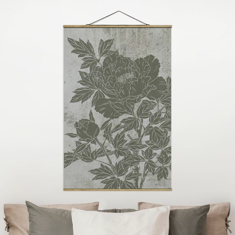 

Imagen de tela - Blooming Peony II - Alto 3:2 Dimensión LxA: 150cm x 100cm