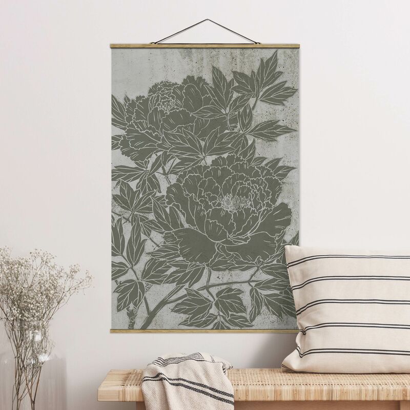 

Imagen de tela - Blooming Peony I - Alto 3:2 Dimensión LxA: 150cm x 100cm