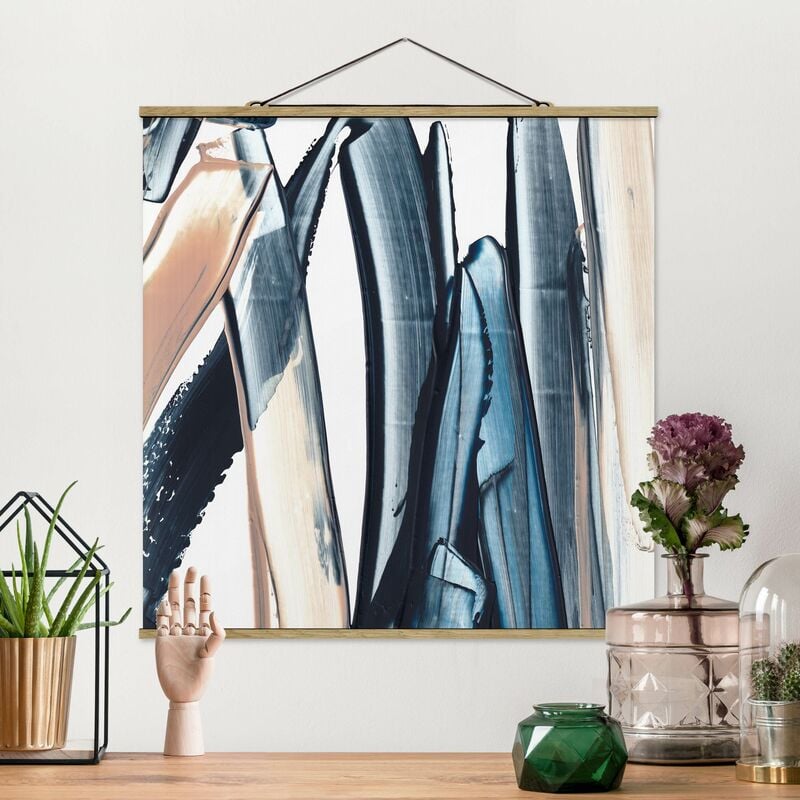 

Imagen de tela - Blue And Beige Stripes - Cuadrado 1:1 Dimensión LxA: 80cm x 80cm
