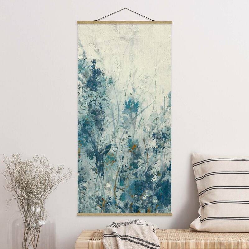 

Imagen de tela - Blue Spring Meadow I - Alto 2:1 Dimensión LxA: 100cm x 50cm